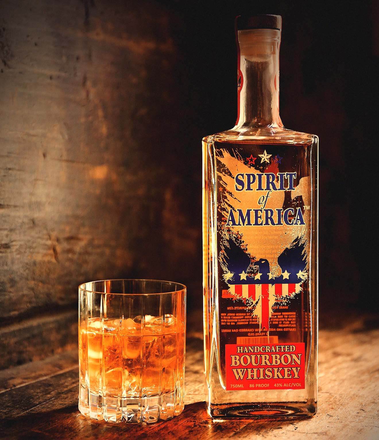 Spirit of America Handcrafted Bourbon Whiskey
