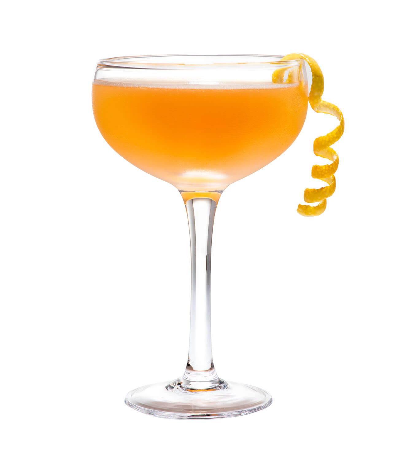 D’USSE Splendid Sidecar, cocktail on white