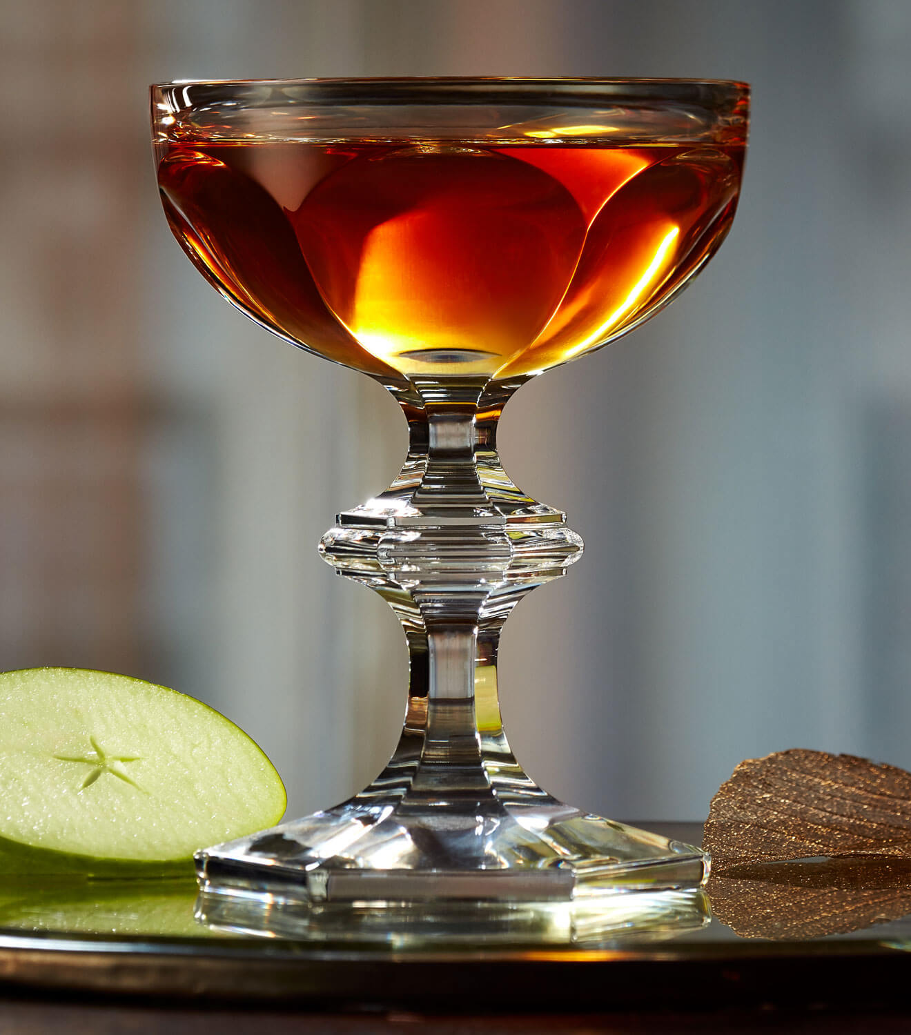 Star of Autumn, cocktail in ornate challise
