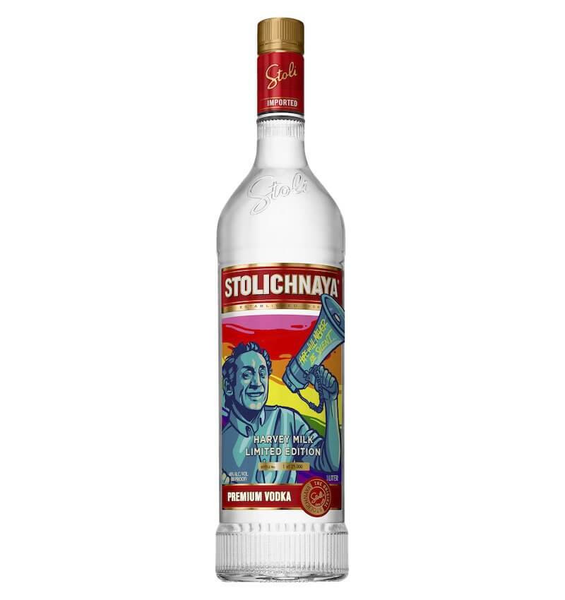 Stoli Harvey Milk Limited Edition Bottle