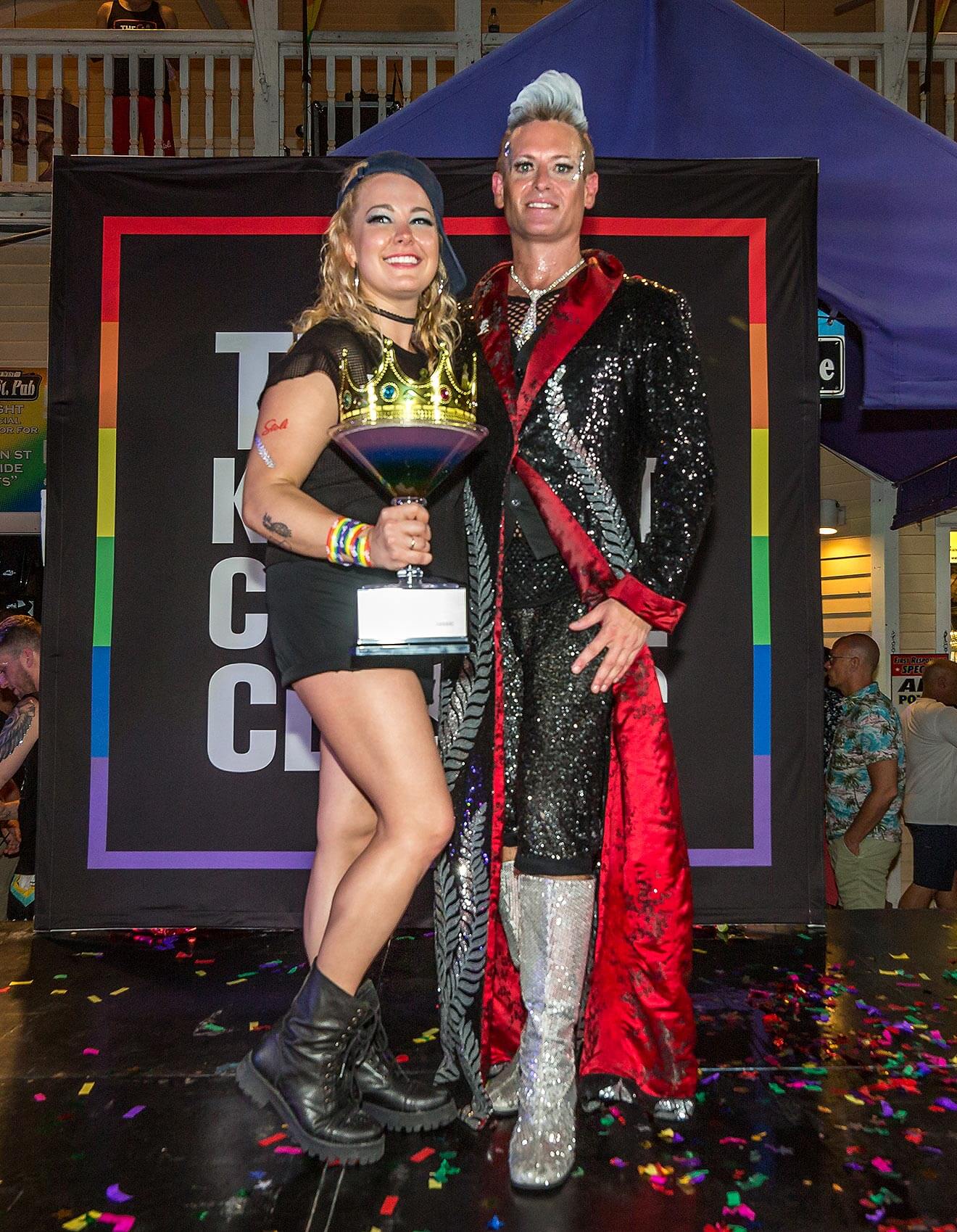 kayla hashbrook accepting her award