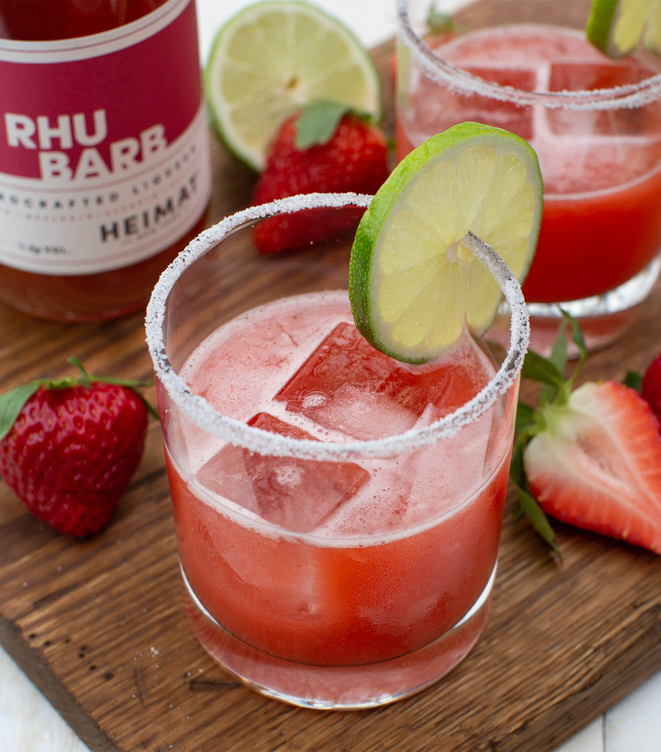 Strawberry Rhubarb Margarita