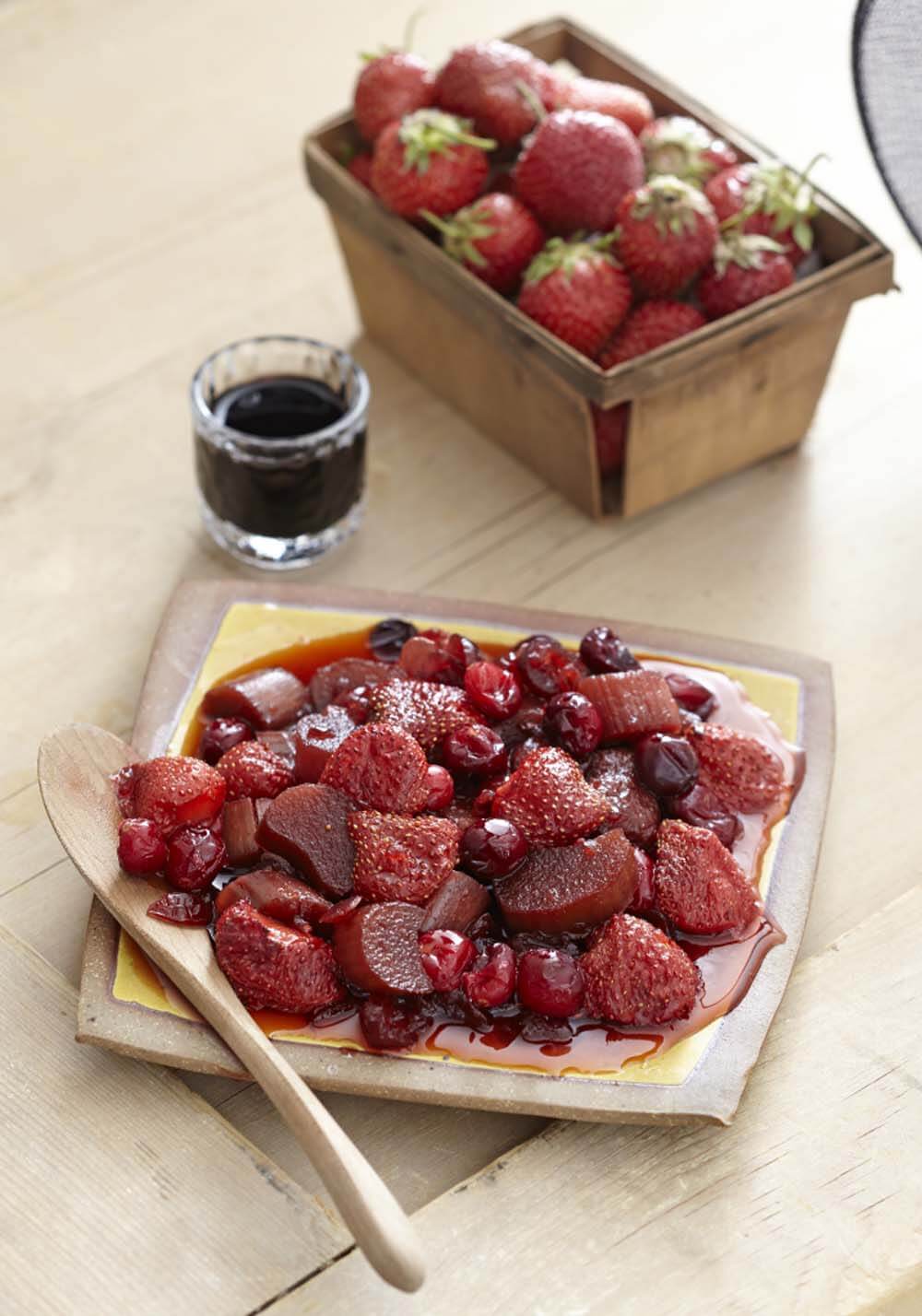 Strawberry Rhubard Shrub