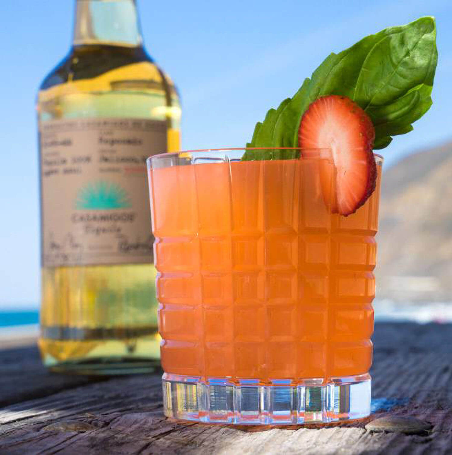 Strawberry Basil Margarita