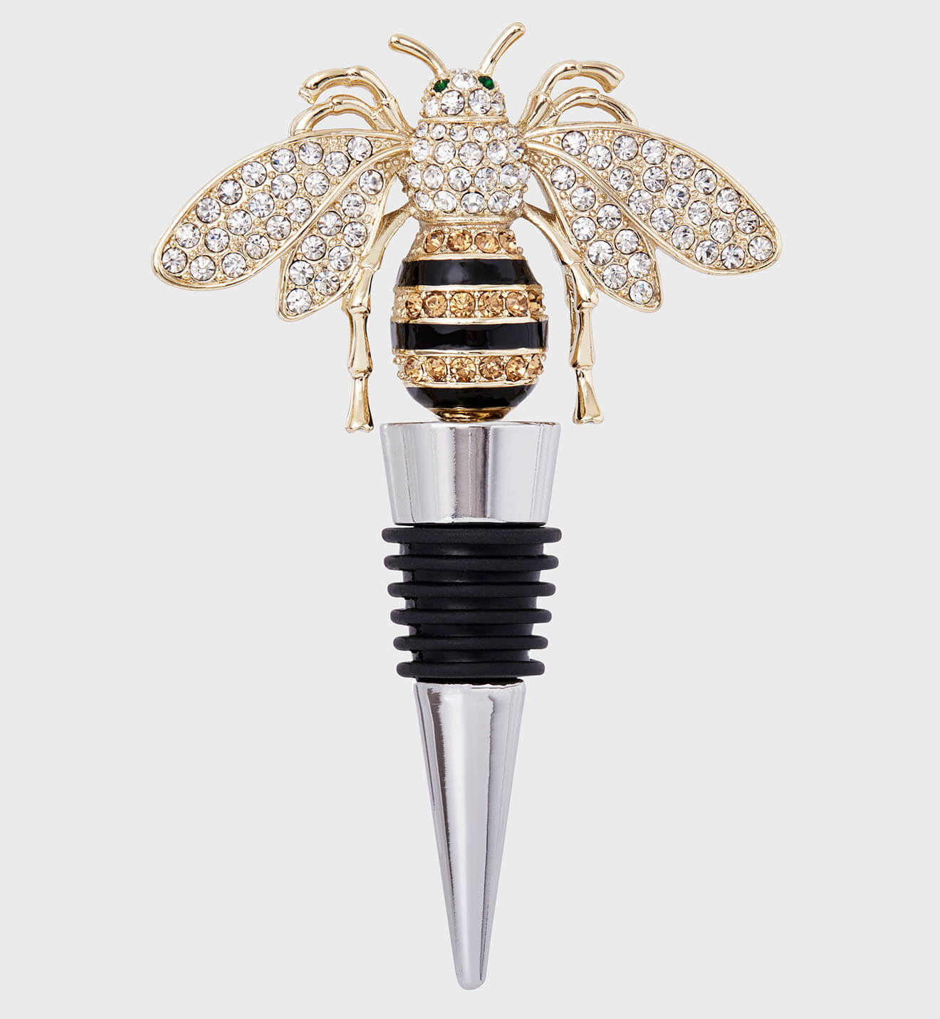 Stripey Bee Wine Stopper