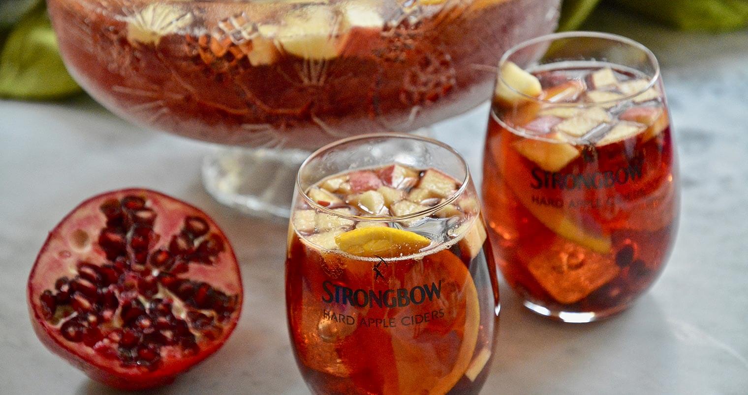 Strongbow Cider Pomegranate Punch, featured image