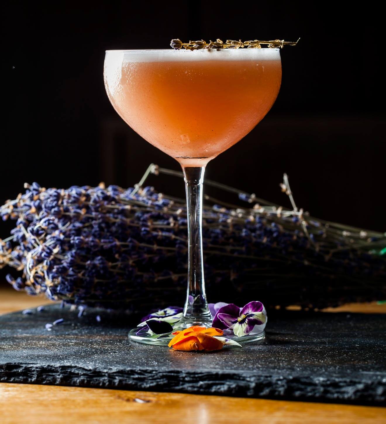 Lavender Lady cocktail from Sushisamba NY