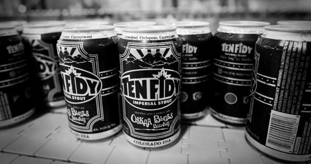 Ten Fidy Cans, Oskar Blues Brewery, featured image
