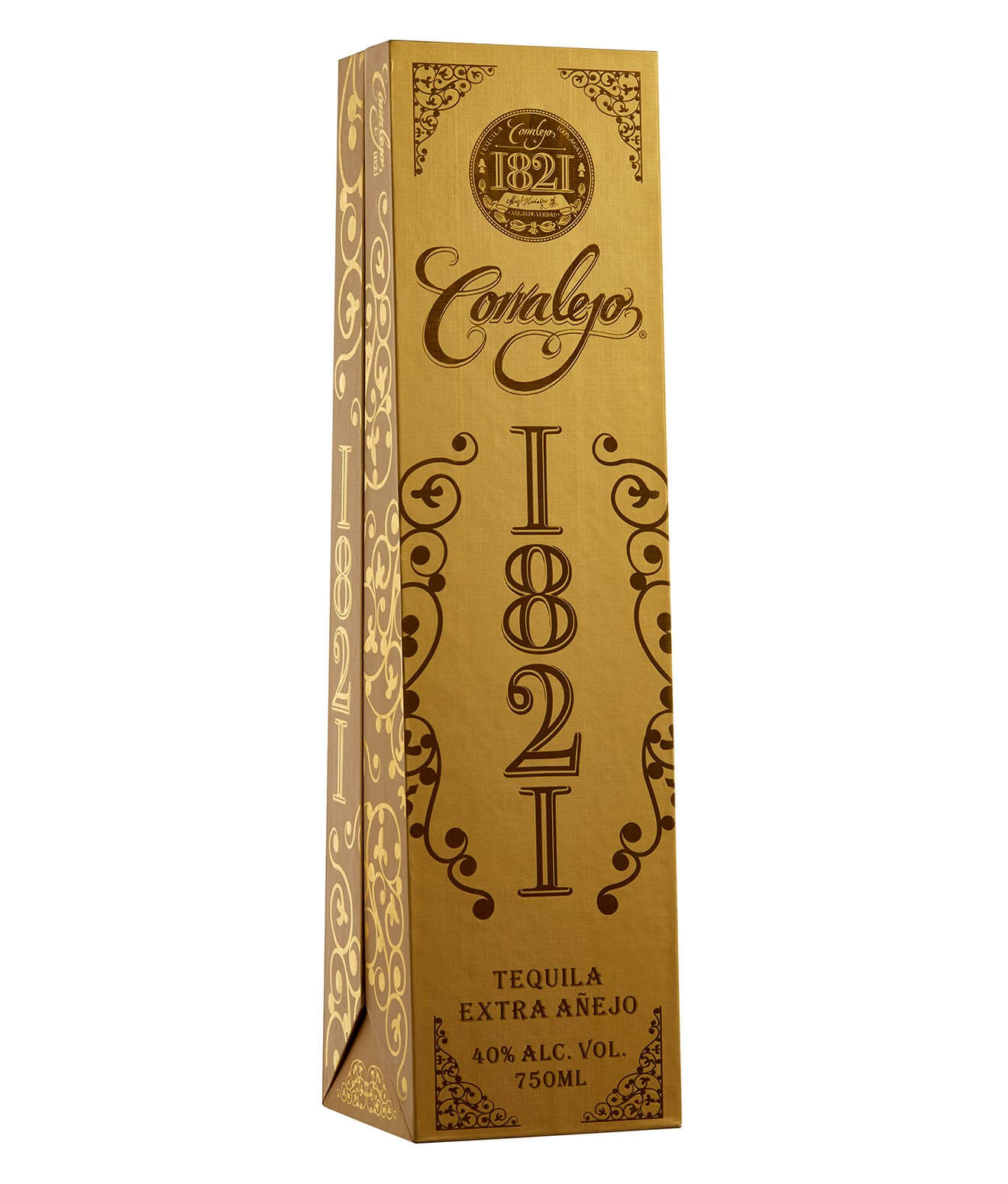 Tequila Corralejo 1821 Extra Añejo Packaging