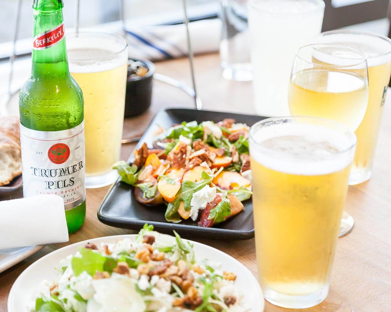 The California Fresh Cocktail Competition Picnic Display