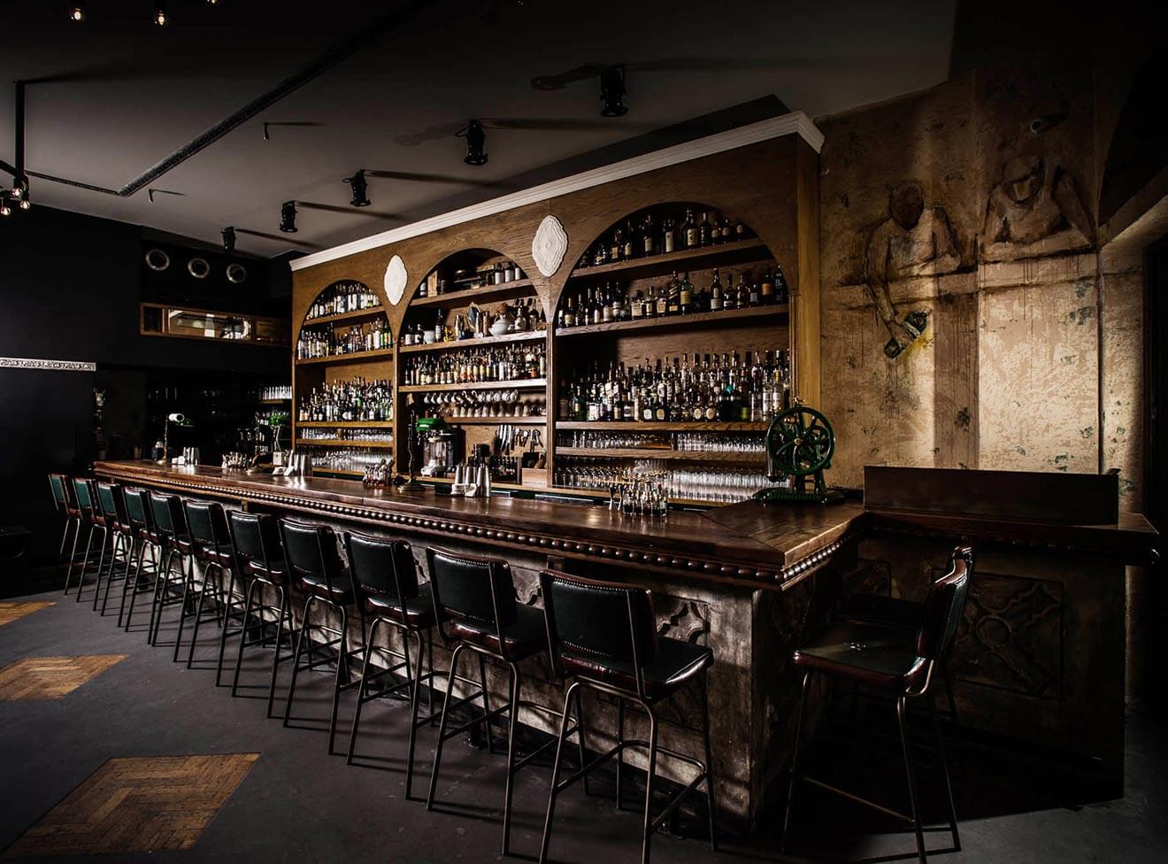 The Clumsies bar front view