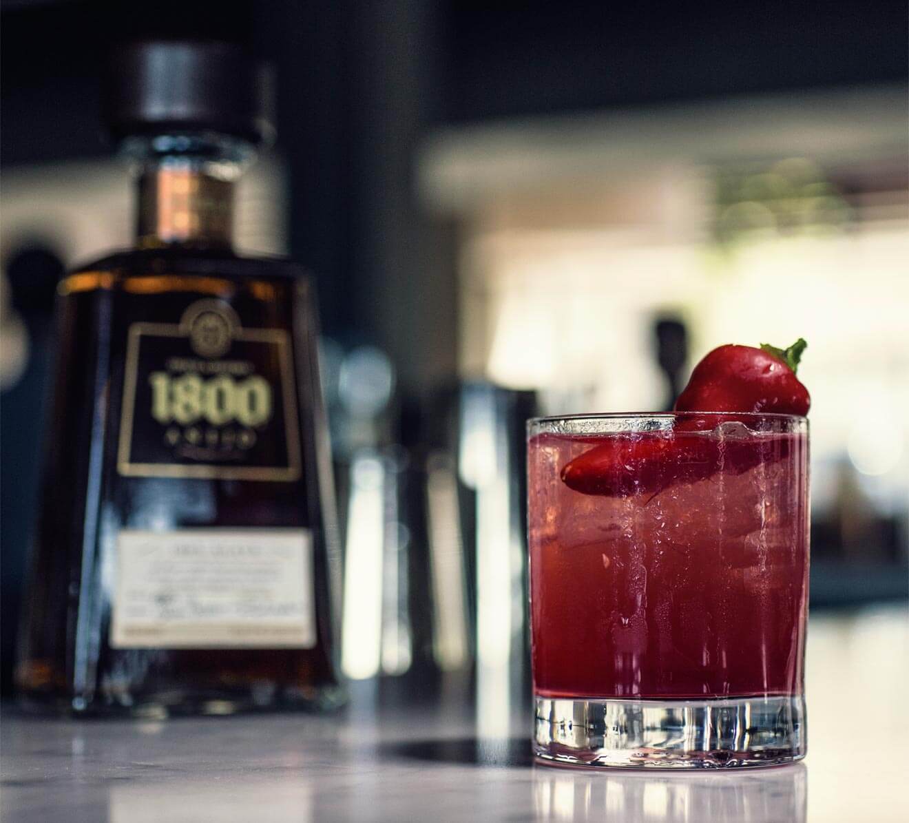 The Crimson Heat Valentine's Day cocktail