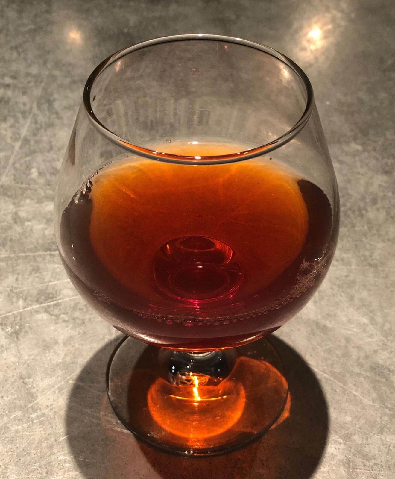 The Irish Palm cocktail in glass