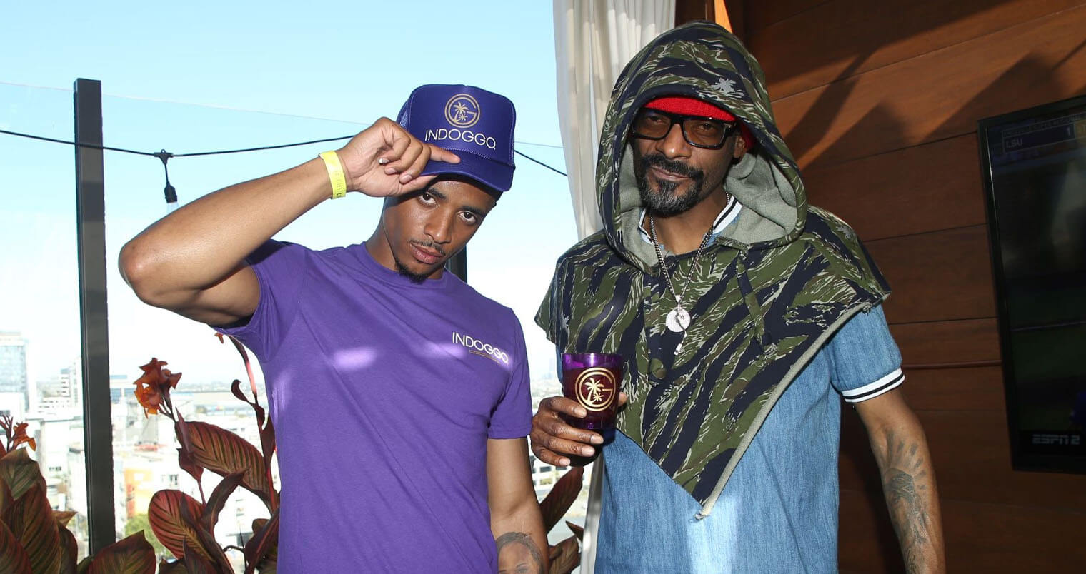 The King of Gin N Juice, Snoop Dogg & son Cordell Celebrate World Gin Day with his very own INDOGGO® Gin inside the INDOGGO® Cabanas featured image