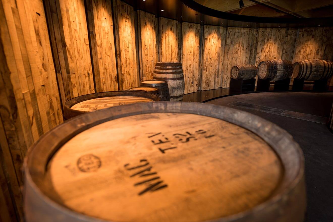 The Macallan New Distillery, barrel room