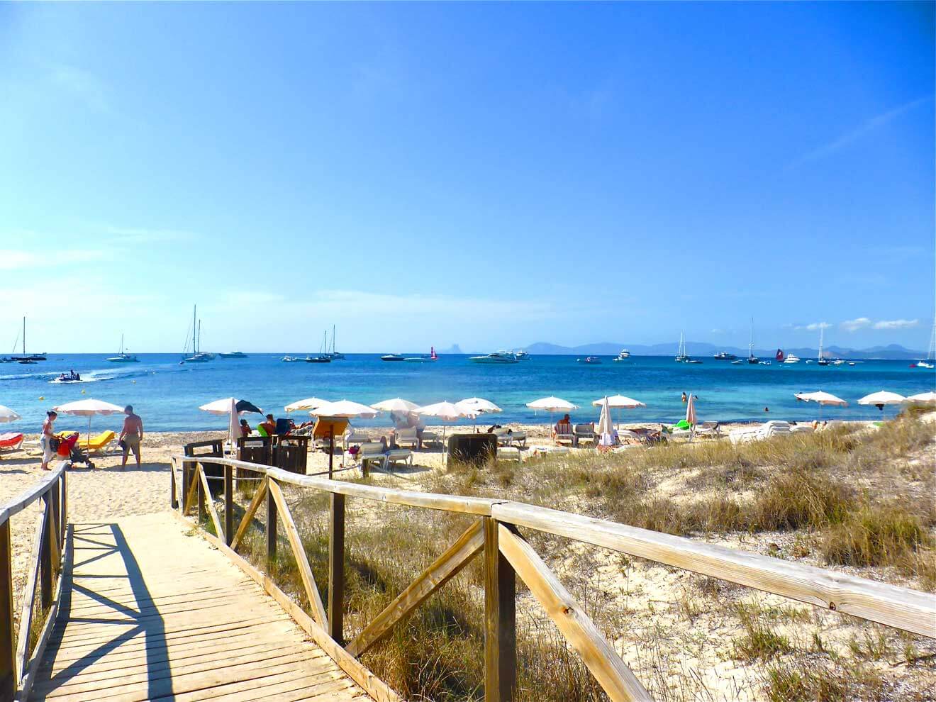 The View of Fromentera Beach
