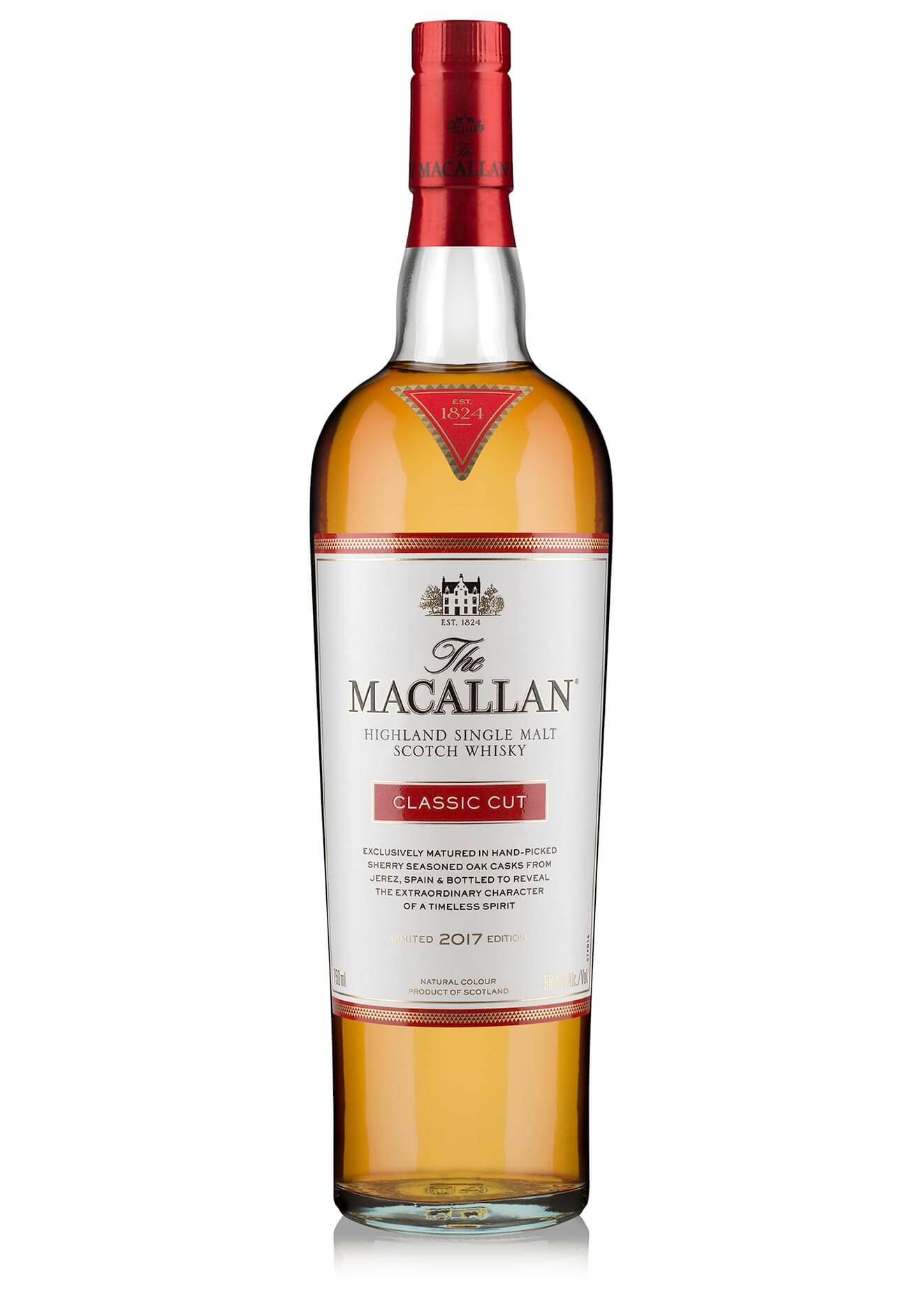 The Macallan Classic Cut, bottle on white