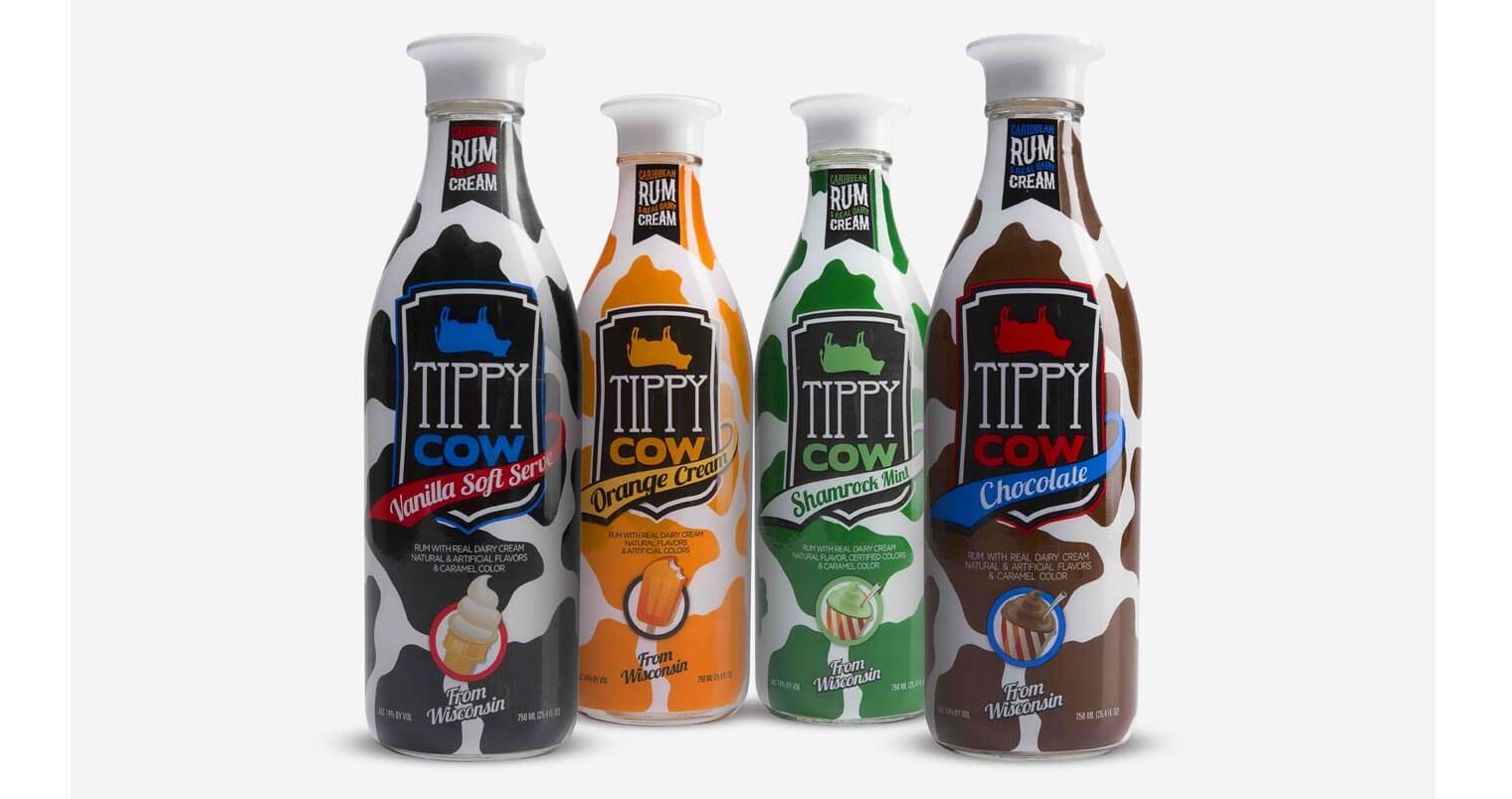 Tippy Cow Layers bottles