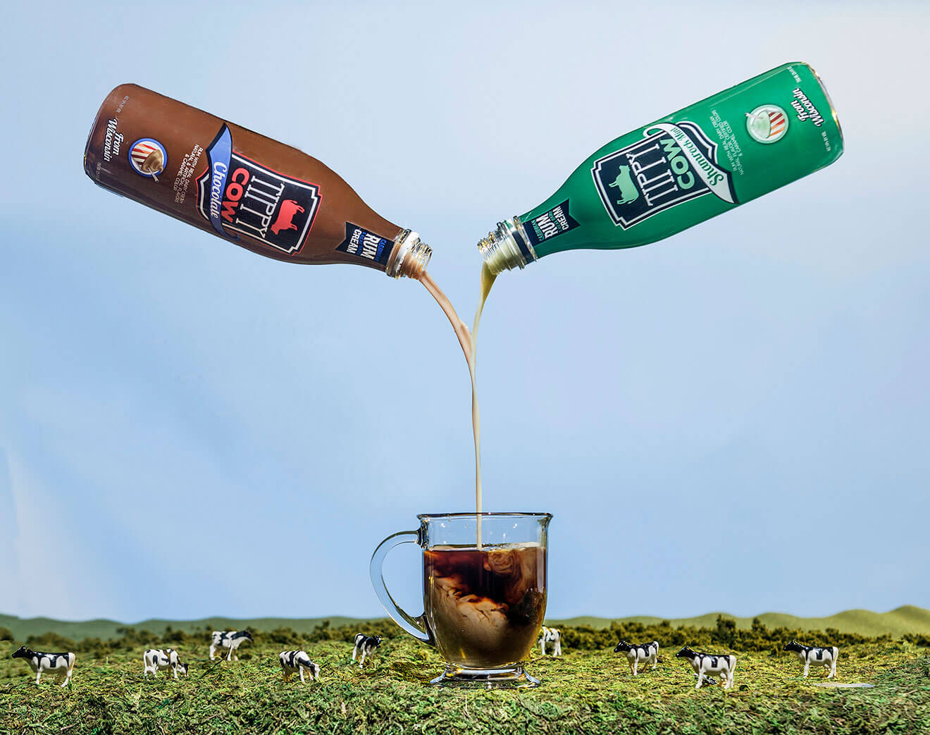 Tippy Cow Mocha Mint Latte