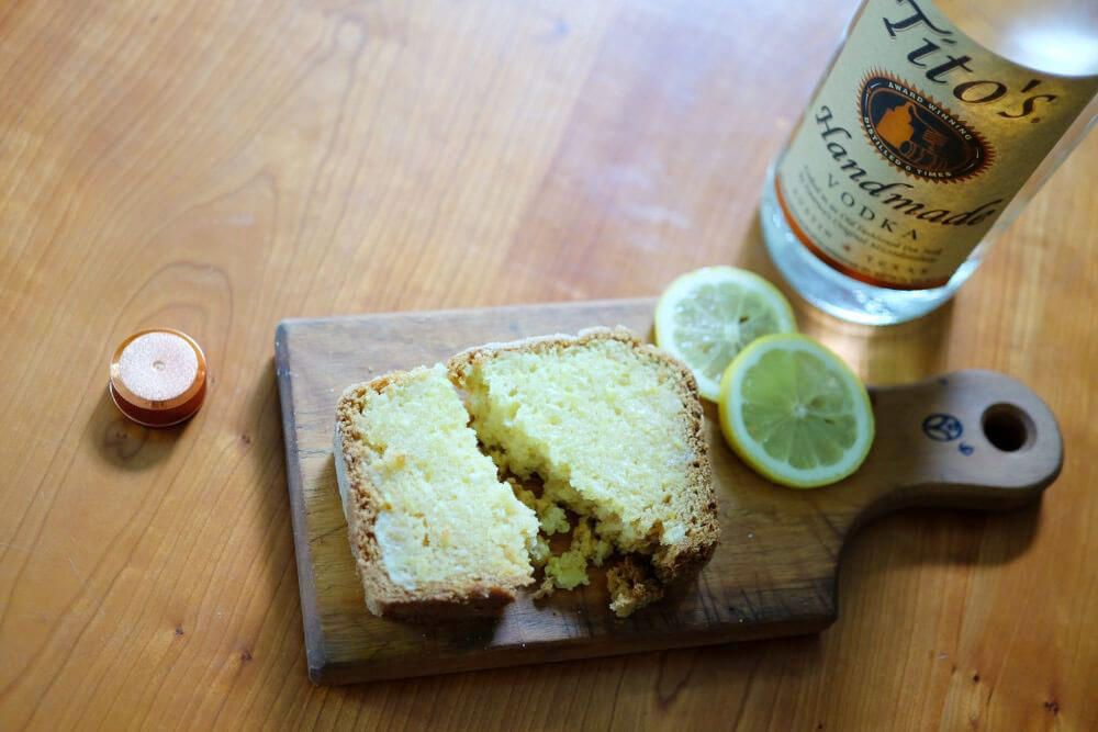 Tito's Lemon Pound Cake