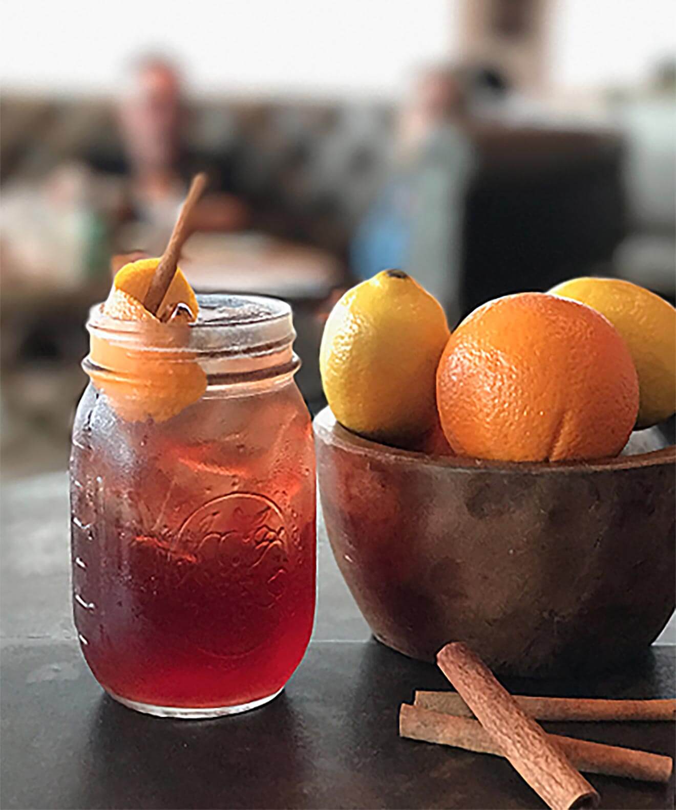 the turckey leg thanksgiving cocktail, seasonal flavor garnishes