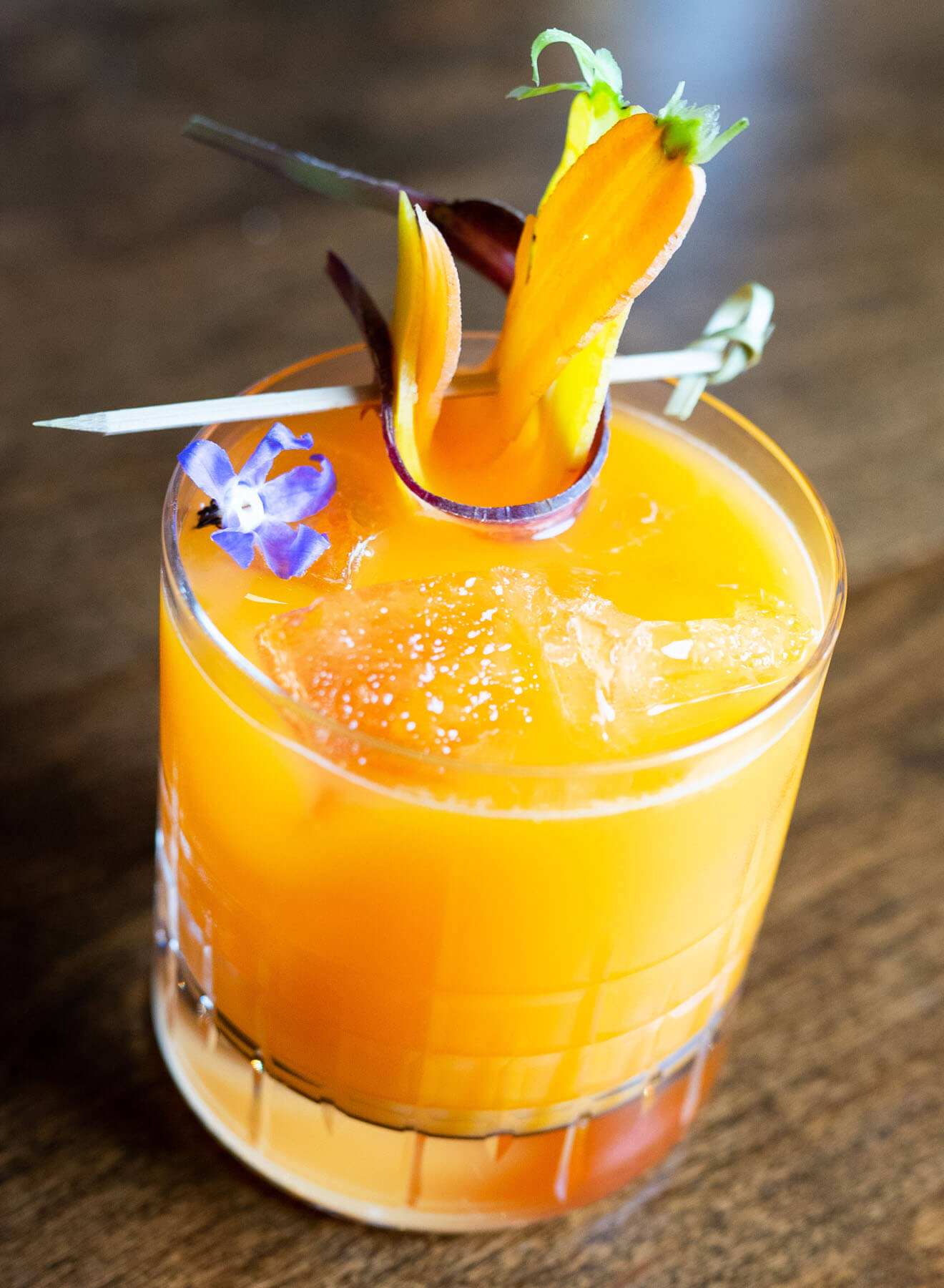 Under Pressure, cocktail with garnish