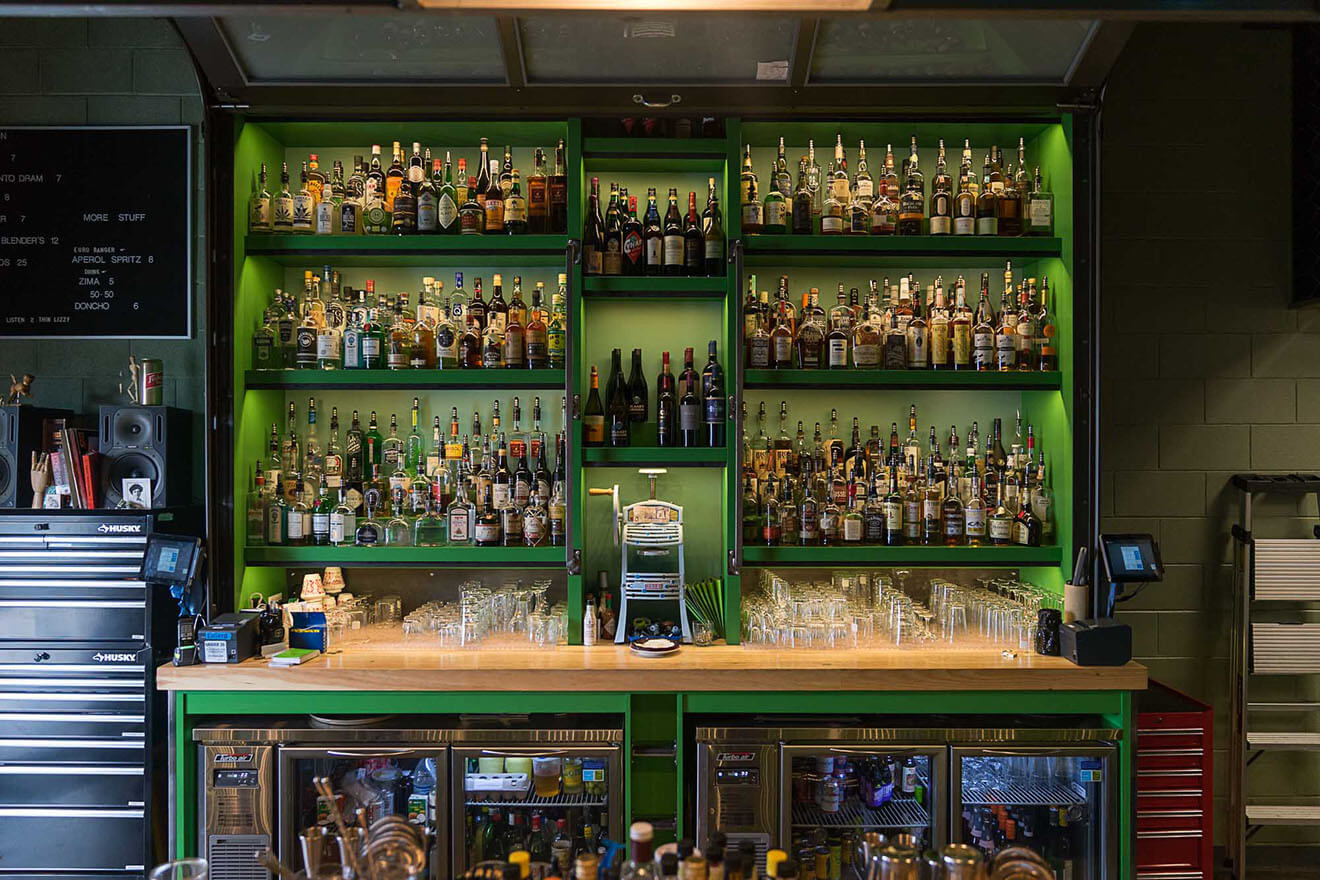 Water Witch Back Bar