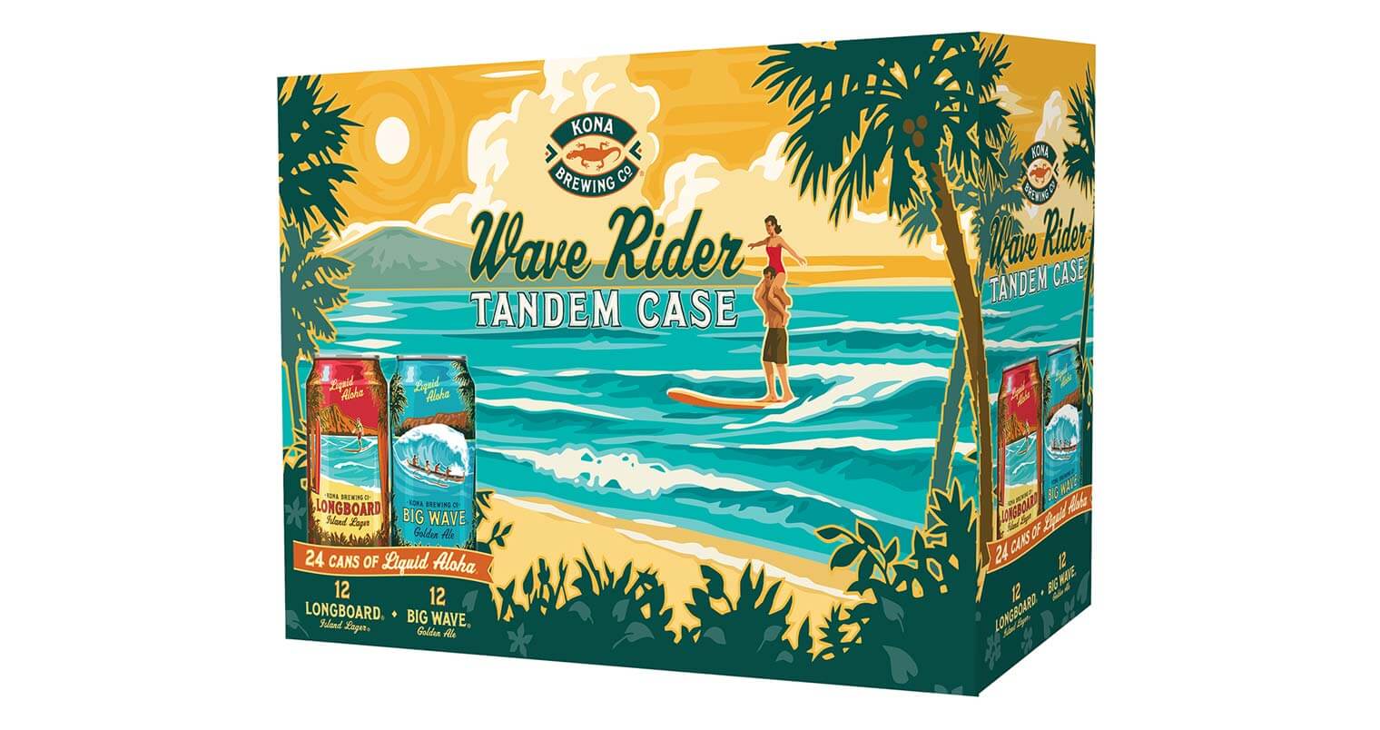 Wave Rider Tandem Case, case packaging on white, featured image
