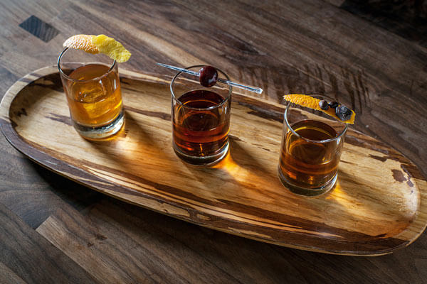 w hotels whiskey cocktails whiskey flight featured image