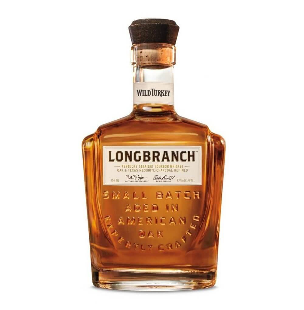 Wild Turkey Longbranch, bottle on white