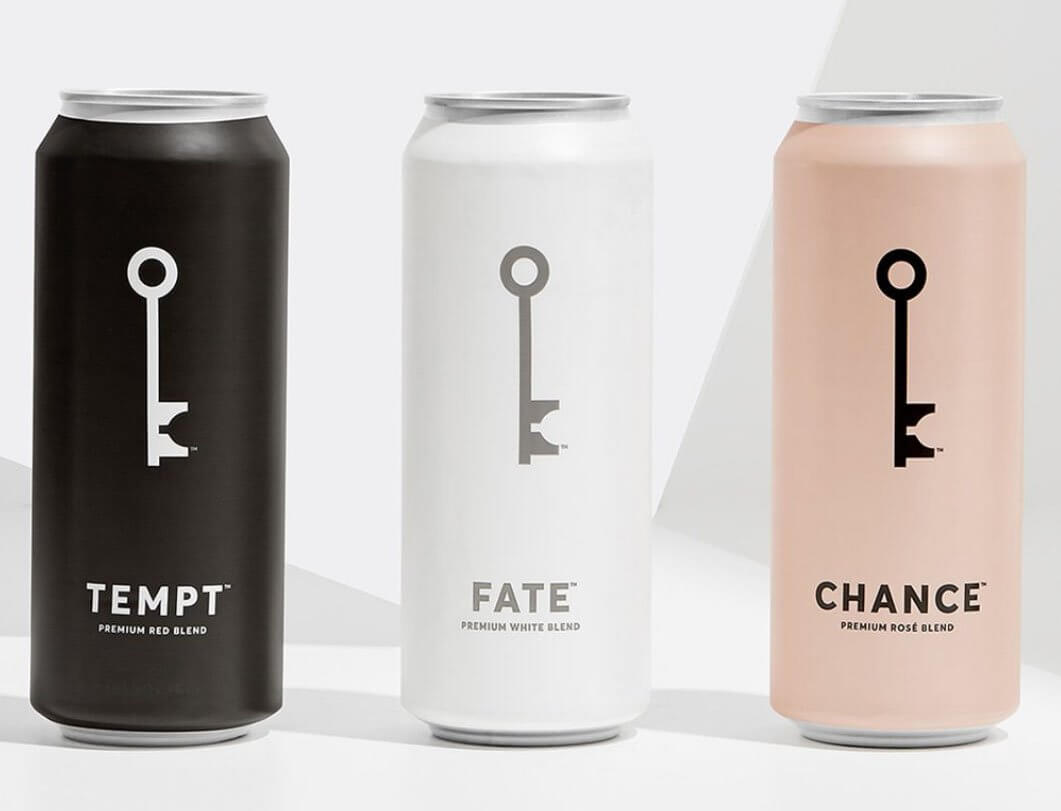 Wine Society lineup, white background