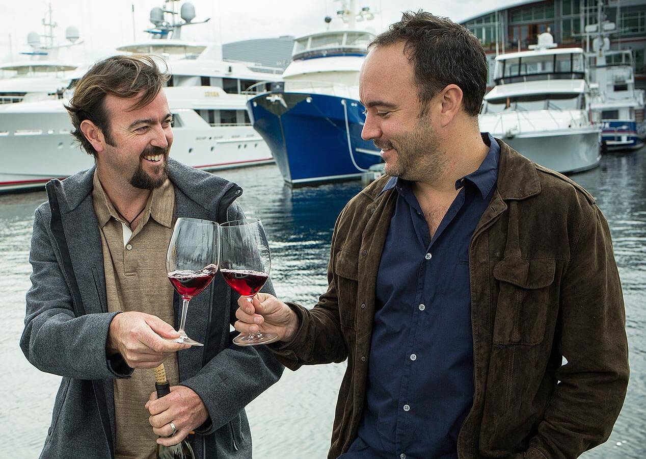 Winemaker Sean McKenzie and Musician Dave Matthews
