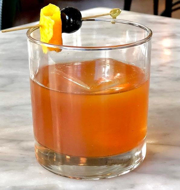 Wyatt's Game, cocktail with garnish