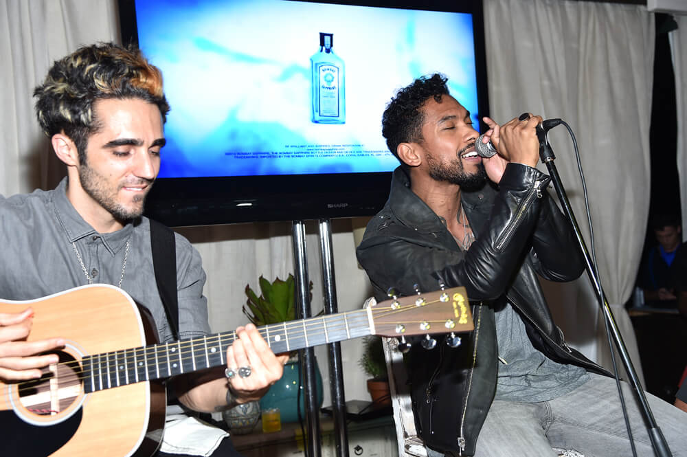 Miguel performing during the 5th Annual BOMBAY SAPPHIRE Artisan Series Finale at Soho Beach House during SCOPE Miami Beach
