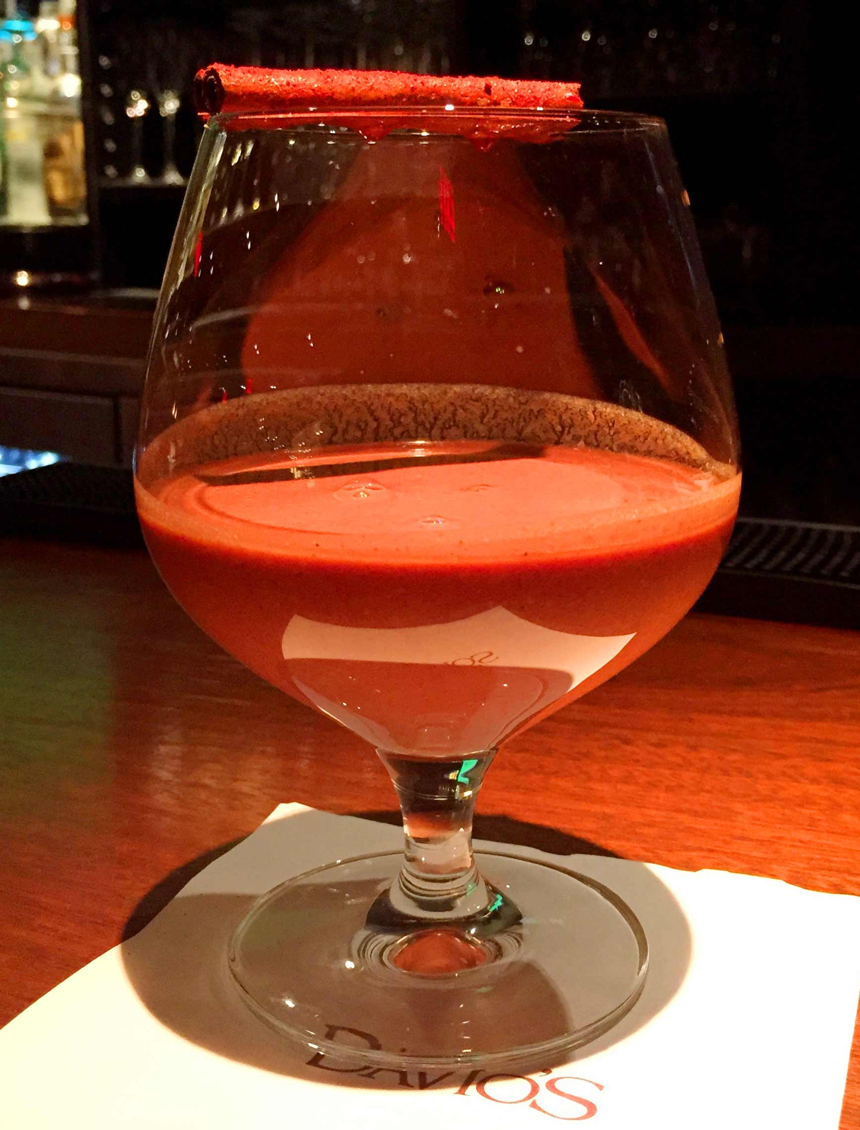 Must Mix: Boozy Hot Chocolate from Davio's Boston