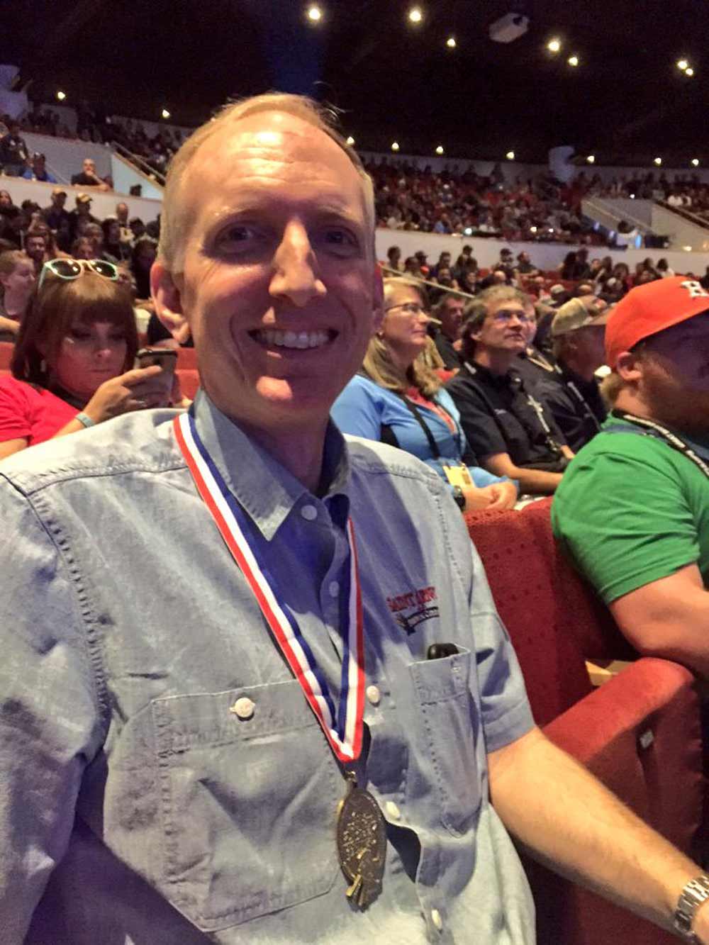 Brock Wagner with GABF Gold
