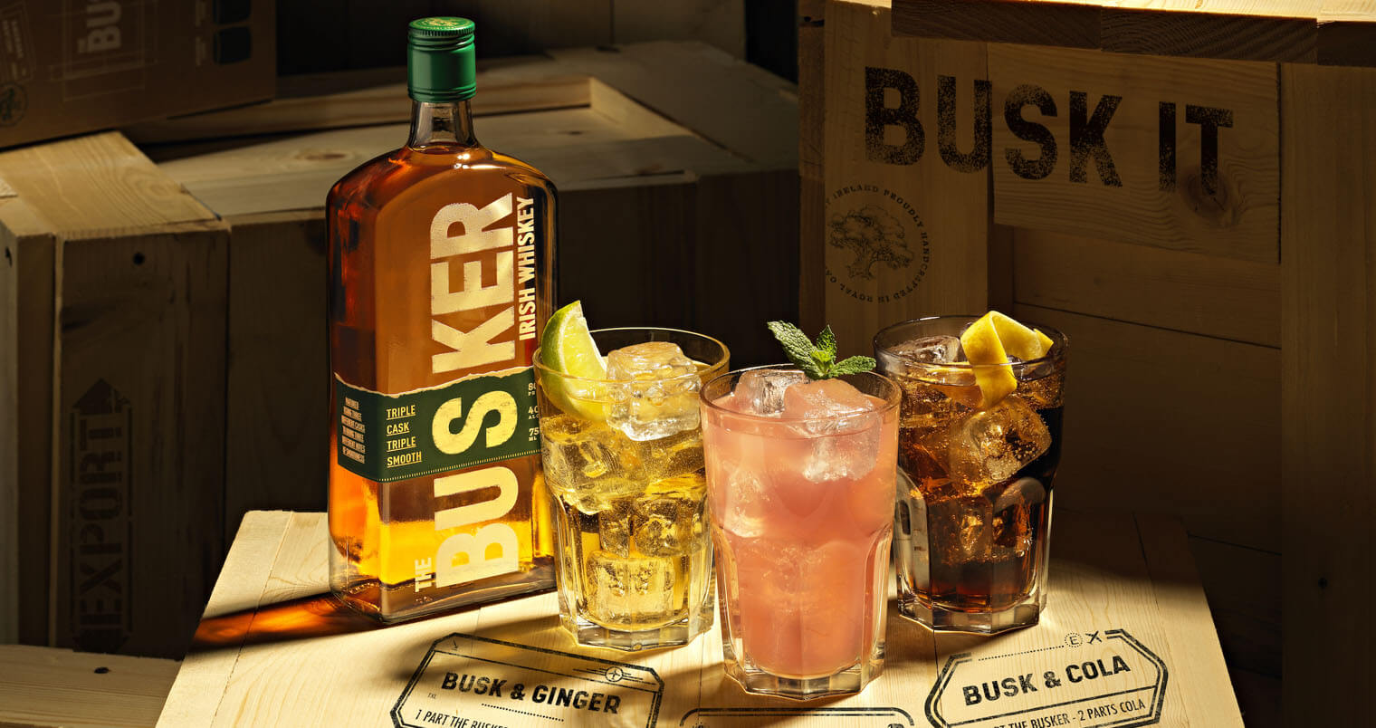 Three Cocktails with Busker Irish Whiskey, featured image