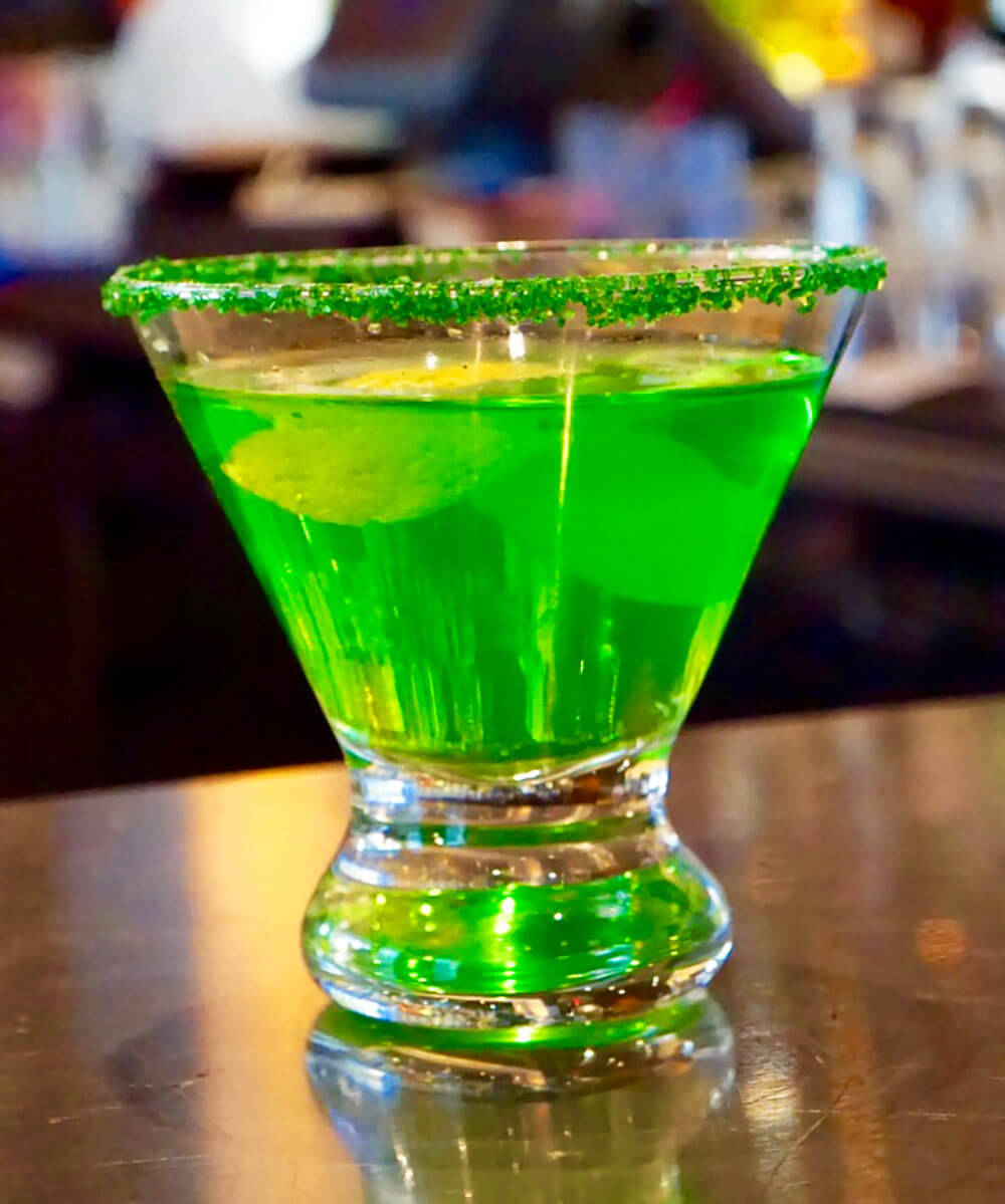 The Emerald Elixer cocktail from KTCHN, cocktail recipes, st. patrick's day cocktails