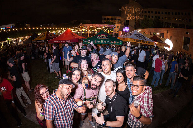 Festival-goers sampling more than 200 craft beers at the 2014 Downtown Brew Festival.