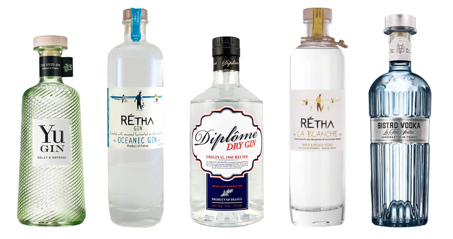 5 French Gins and Vodkas Your Bar Needs
