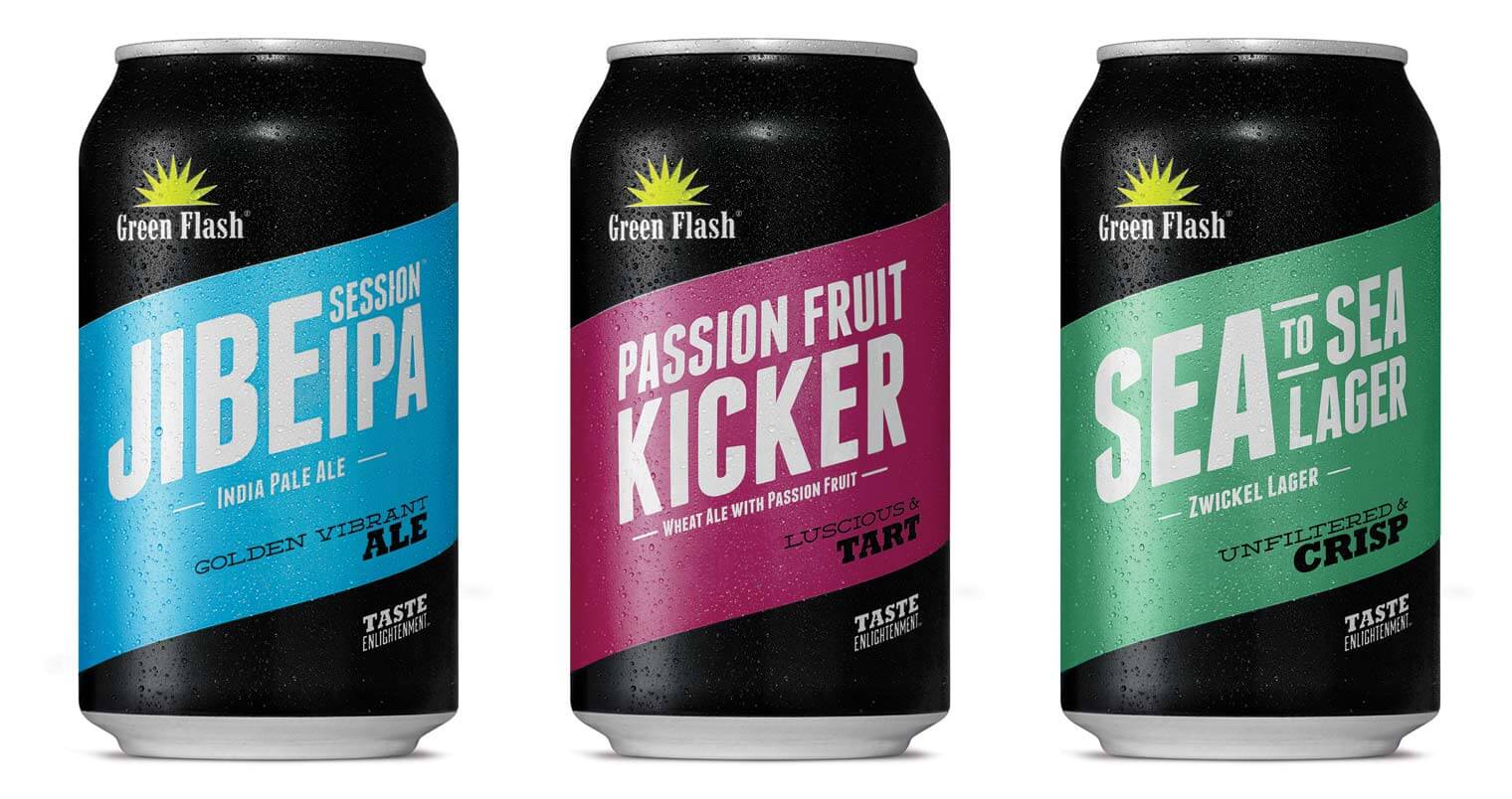 Green Flash Debuts New Can Assortment, beer news, featured image