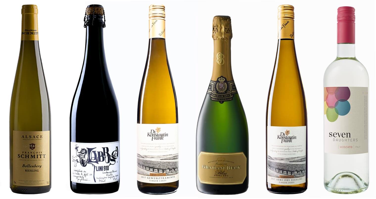 6 Wines by the Glass to Serve at an Indian Restaurant, bottle on white, featured image