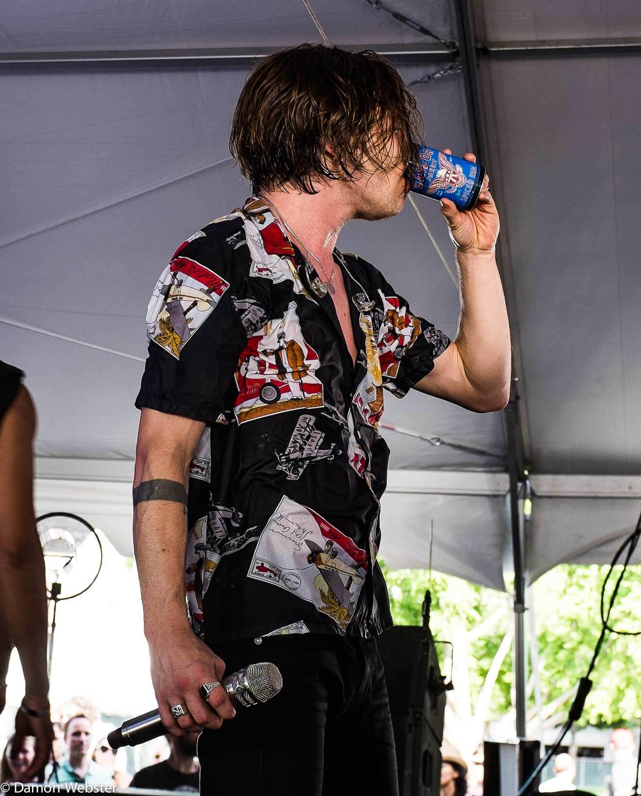 Cage The Elephant Performing on Stage