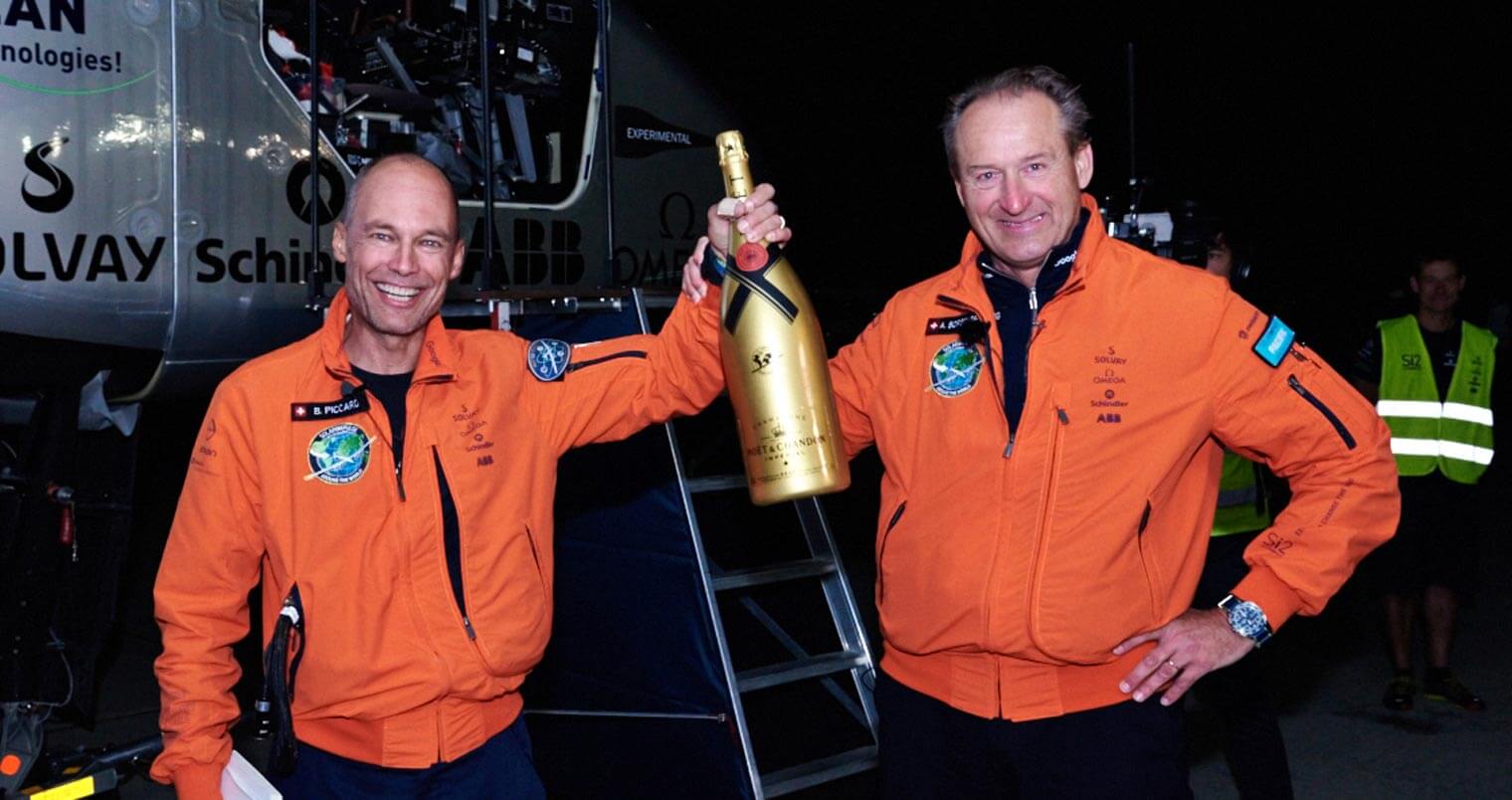 Moët Hennessy Celebrates Sustainability with First Solar Powered Flight Around the Globe, featured image
