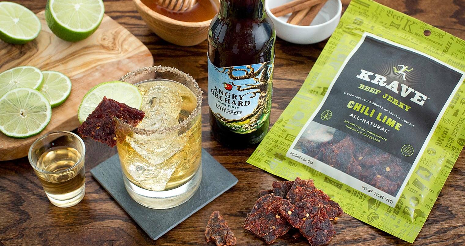 National Jerky Day Cocktail - Apple Meets Chili Lime, featured image
