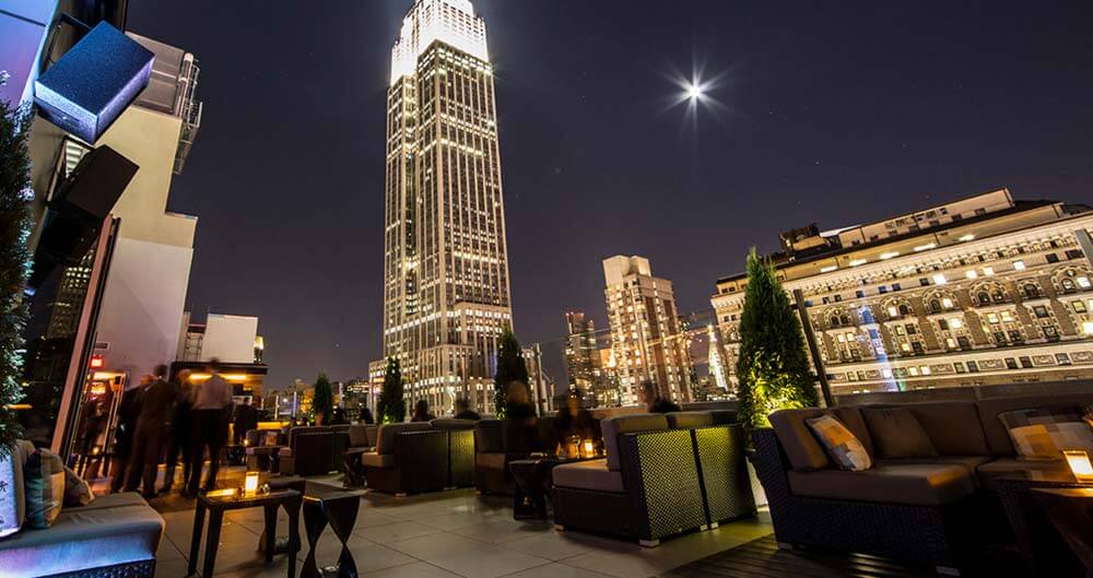Spend New Years Eve at a Rooftop in the Garment District NYC
