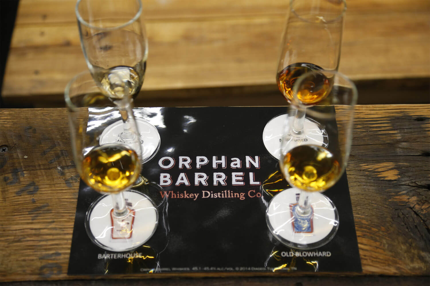 Orphan Barrel Whiskey Tasting