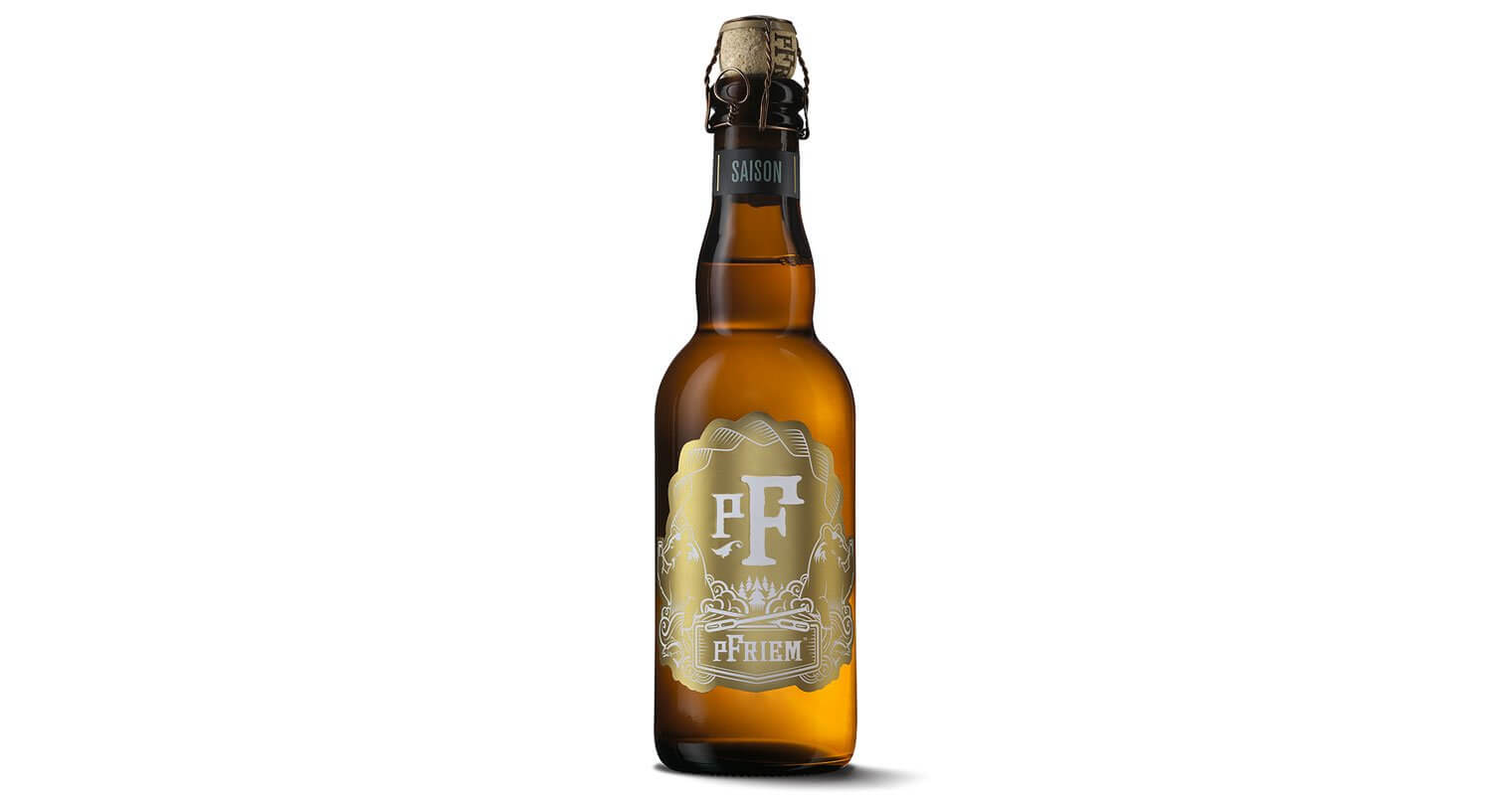pFriem Family Brewers Saison, bottle on white, featured image