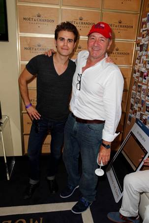 Paul Wesley and Kevin Spacey