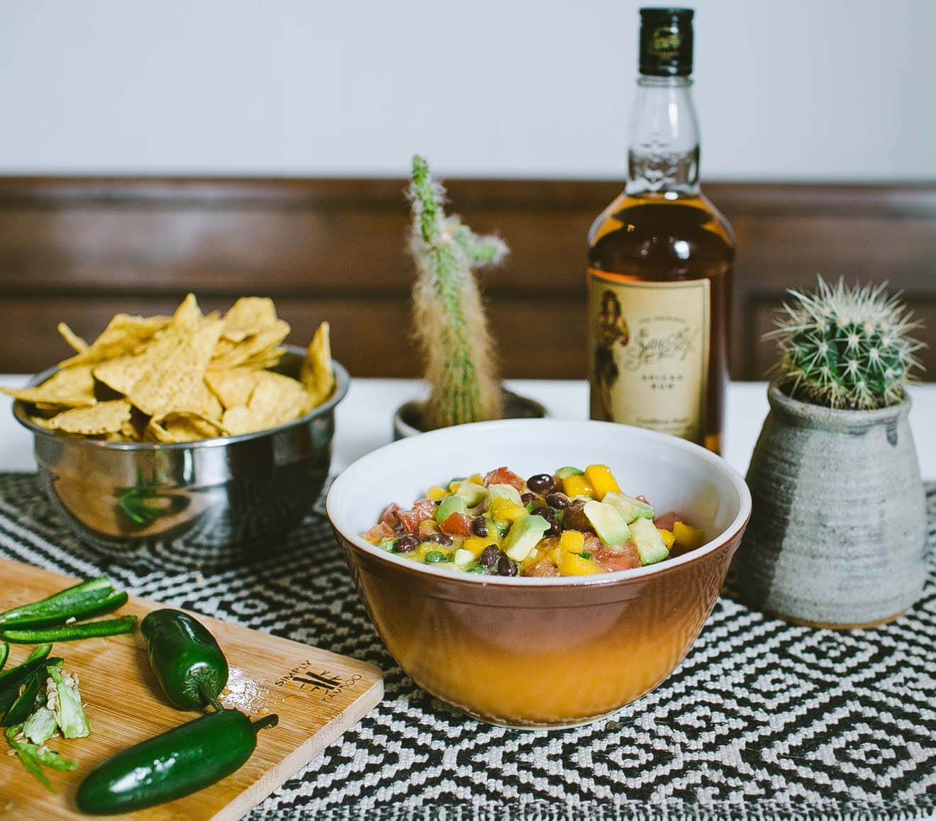 Sailor Jerry Mango Avocado Salsa